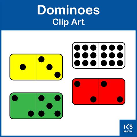 domino clipart|pictures of dominoes for kids.